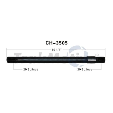 Surtrack Axle Cv Axle Shaft, Ch-3505 CH-3505